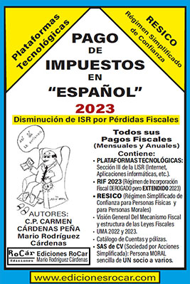 Has click en la portada para adquirir tu libro. Pago de Impuestos en Español 2023